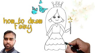 How to draw a Fairy?🧚 | Easy to learn and draw | Fairy Tale | DK Kids Drawing