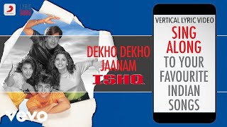 Dekho Dekho Jaanam - Ishq|Official Bollywood Lyrics|Udit Narayan|Alka Yagnik