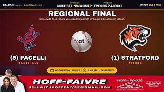 (5) Pacelli at (1) Stratford | 2026 WIAA Baseball Regional Final