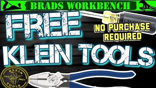 How To Get FREE Klein Tools!!! No Purchase Necessary