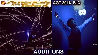 Mochi From Japan with DIABOLO That Makes AMAZING VISUALS EFFECTS America's Got Talent 2018 Auditions