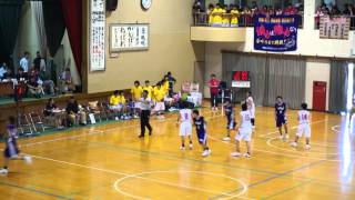 ウィンターカップ大分県予選2015　女子決勝　中津北高校vs大分明豊高校　第4Q