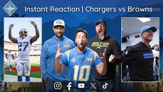 Week 9 Instant Reaction - Chargers vs Browns