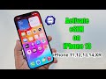 How to activate esim on iphone 13 14 12 11