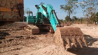 KOBELCO SK200-8 SUPER เกิดอะไรขึ้นควันออกทั้งขาวทั้งดำ