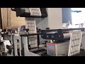 350mm Label Sticker Duplex Rotary Die Cutting Back Cutting Turret Slitting Machine with Sheeting