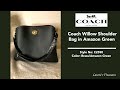 Coach Willow Shoulder Bag In Amazon Green - Unbox with me!