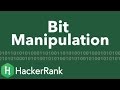 Algorithms: Bit Manipulation