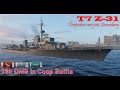 [World of Warships Indonesia] T7 KMS Z-31, True Gunner German DD in Her Tier (78k DMG Coop Battle)