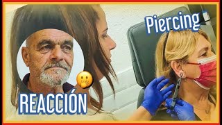 LE HACEMOS PIERCINGS A NUESTRA ABUELA Y así reacciona el ABUELO😨