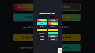 Stunning Button Hover Animations | CSS Effects