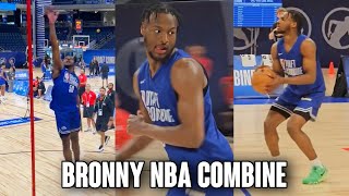 Bronny James 2024 NBA Draft Combine Highlights