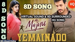 Mr. Majnu - Yemainado 8D Song | Akhil Akkineni, Nidhhi Agarwal | Thaman S