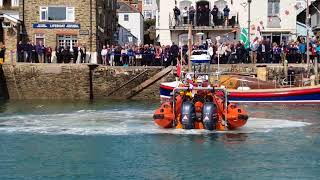 Salcombe RNLI's new lifeboat is named and launched