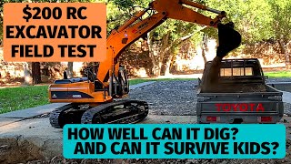 WL 16800 RC Excavator Review- Field Test of the best cheap banggood construction rc