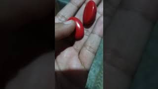 Italian red coral marjan stone