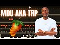 How To Make AMAPIANO Inspired by MDU AKA TRP | FL Studio Mobile 