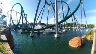 Hulk roller coaster - 360 video