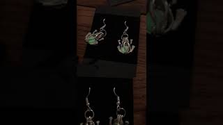 Lighted Glow Frog Earrings