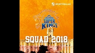 Chennai Super Kings Squad For IPL 2018