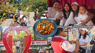 Eating Aloo Nimki In Dharan/Nepal Vlog/Harka Sampang Shram Park Dharan