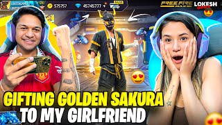 Gifting My Girlfriend Golden Sakura Season 1 Elite Pass & 5 Criminal bundles Garena Free Fire
