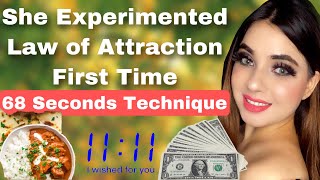 SUCCESS STORY 68 SECONDS LAW OF ATTRACTION TECHNIQUE- BEGINNERS LAW OF ATTRACTION EXPERIMENT EASY