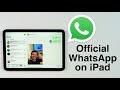 How To Use WhatsApp on iPad - Official App!