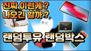 랜덤투유 랜덤박스 ? 10개 한번에 열어보기