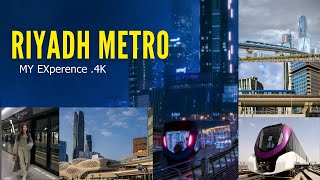 MY Experence With Riyadh Metro | The Riyadh Metro | KAFD | تجربة مترو الرياض | Metro | Riyadh train