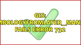 GIS: ApplySymbologyFromLayer_management fails error 732