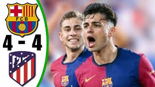 Barcelona vs Atletico Madrid 4-4 - All Goals \u0026 Highlights - 2025