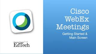WebEx Meetings - Getting Started