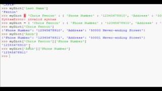 Python Tutorial #22 - Dictionaries - Part 2