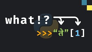 Strings are MUCH more complex than I thought in Python