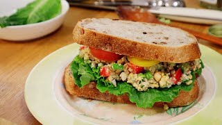 아삭아삭 고단백 병아리콩 샌드위치 만들기! | Chickpea Salad Sandwich Recipe