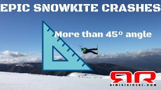 Epic Snowkite Crashes - Montagna Novembre 2017