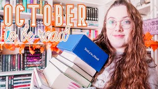 October Reading Plans | OCTOBER TBR