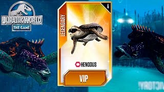 HENODUS MAX LVL 40! - Jurassic World The Game - *VIP AQUATIC* HD