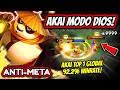 BREAKING THE META WITH AKAI JUNGLER! AKAI TOP 1 GLOBAL 92.2% WINRATE! | MOBILE LEGENDS