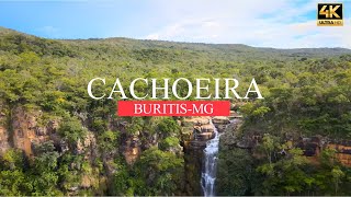 Cachoeira INCRÍVEL em Buritis-MG 4K