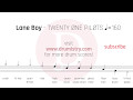 Twenty One Pilots - Lane Boy Drum Score