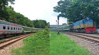 Sylhet bound Joyentika express left Brahmanbaria station || Dhaka - Sylhet || BR ||