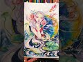 铅笔画 artstudy watercolorart illustration water color 水彩画入门 draft 入门 draw fish long moon