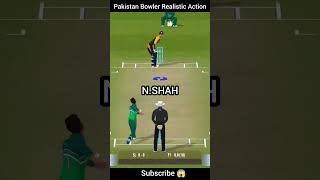Pakistan Bowler Realistic Action 🤯 Real Cricket 22 #shorts #rc22 #viral #newshorts