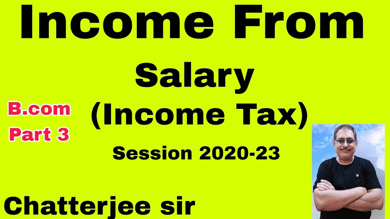 #2 Income From Salary (Income Tax)B.com Part 3 HC Mehrotra Book Session ...