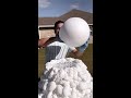 diy light up melting snowman