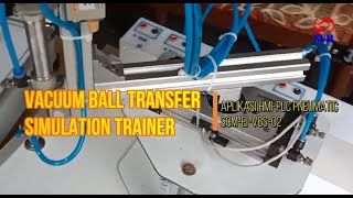 CARA GAMPANG  SEDOT BOLA - VACUUM BALL TRANSFER SIMULATION APLIKASI PLC - HMI PNEUMATIC