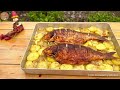 i have never eaten such delicious fish super easy oven baked fish recipe asmr cooking video