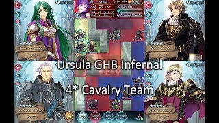 FEH: Ursula GHB (Infernal) - 4* Cavalry Team, (F2P units, 2 SI needed)